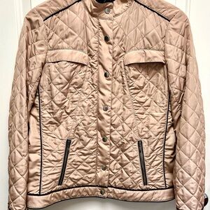 Chico's Bomber Jacket Quilted Lightweight